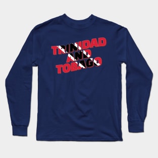 Trinidad and Tobago vintage style retro souvenir Long Sleeve T-Shirt